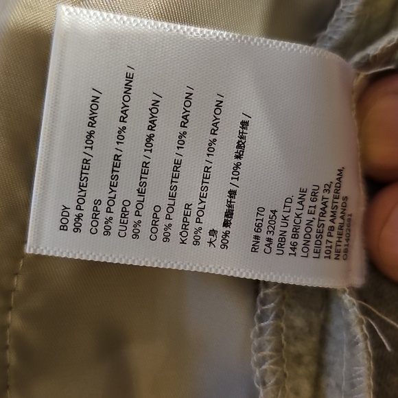 BDG Urban Outfitters Light Tan Jacket with Multicolor Buttons - Picture 4 of 5